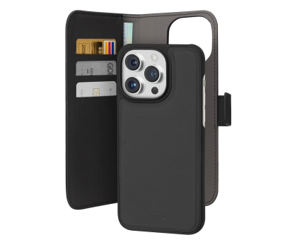 Etui / obudowa na smartfona Puro Wallet Detachable MagSafe 2w1 z klapką i portfelem do iPhone